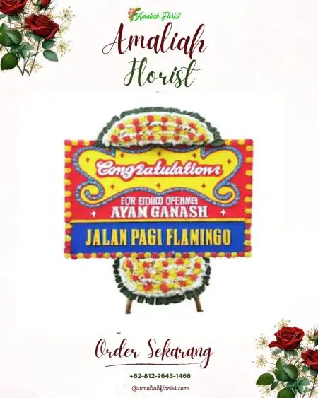 Sewa Papan Bunga Braja Emas